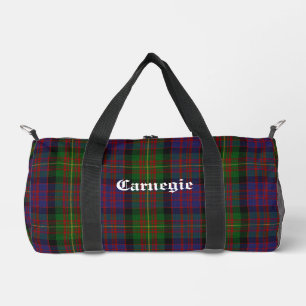 Clan Carnegie Tartan individuell anpassbar Duffle Bag