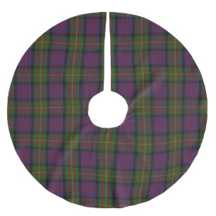 Clan Carnegie Tartan Kariert Polyester Weihnachtsbaumdecke