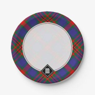 Clan Carnegie Tartan Pappteller