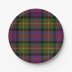 Clan-CarnegieTartan Pappteller