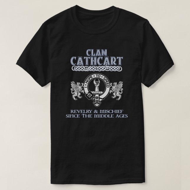 Clan Cathcart Wappen Schottische Clans Scottish Su T-Shirt (Design vorne)