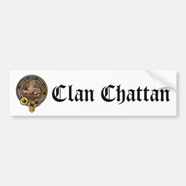 Clan Chattan Wappen Autoaufkleber (Vorne)