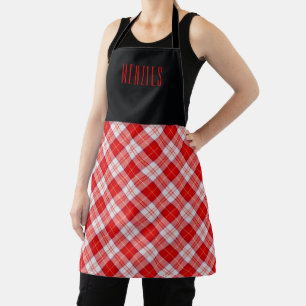 Clan-Chef Menzies Roter Highland-Karo Schürze