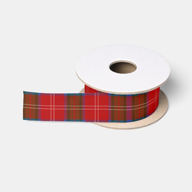 Clan Chisholm Tartan Satinband (Spule)