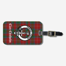 Clan Chisholm Wappen Abzeichen & Tartan