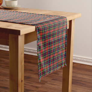 Clan Christie mehrfarbiger schottischer Tartan Kurzer Tischläufer