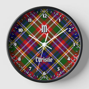 Clan Christie Tartan Uhr