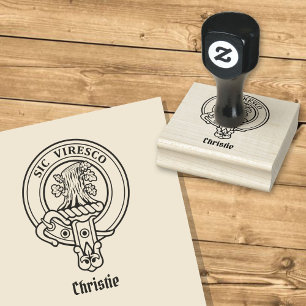 Clan Christie Wappen Gummistempel