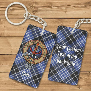 Clan Clark Crest Porte - clé