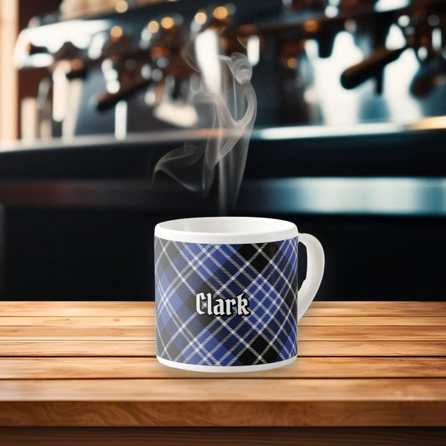 Clan Clark Tartan Espressotasse (Von Creator hochgeladen)