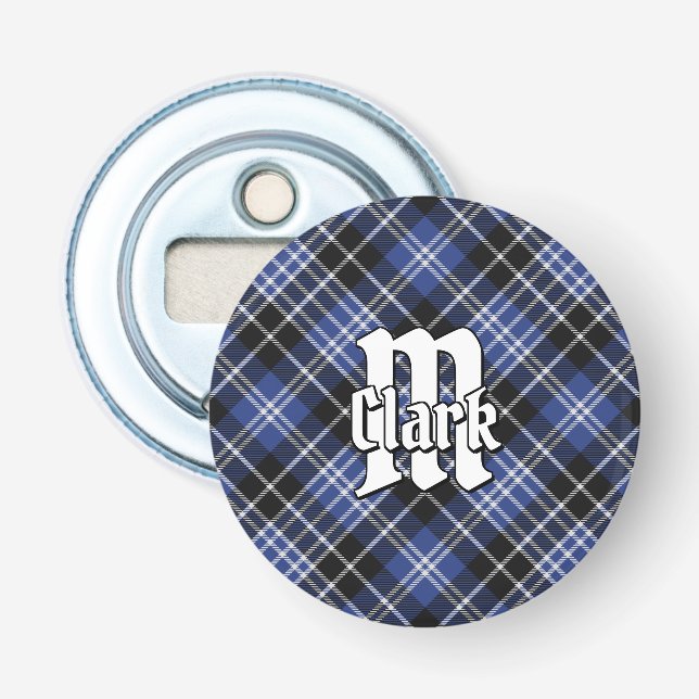 Clan Clark Tartan Flaschenöffner (Vorderseite)