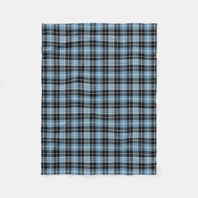 Clan Clark Tartan Kariert Fleecedecke (Vorderseite)