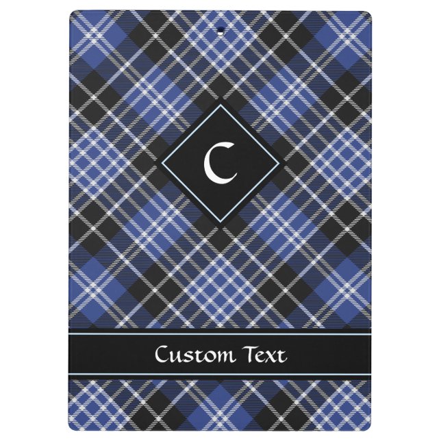 Clan Clark Tartan Klemmbrett (Rückseite)