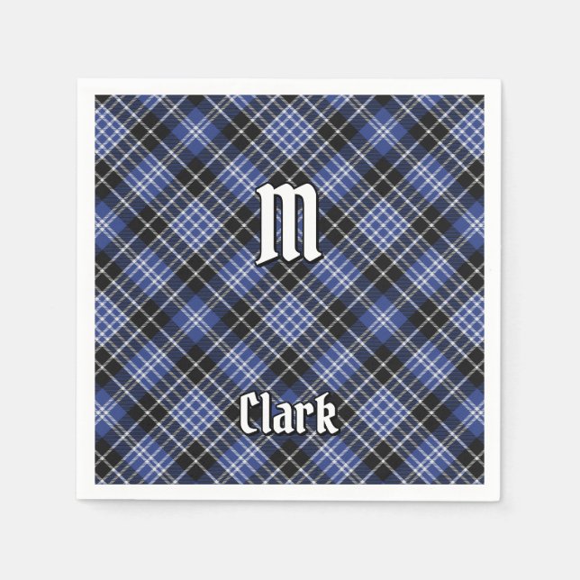 Clan Clark Tartan Serviette (Vorderseite)