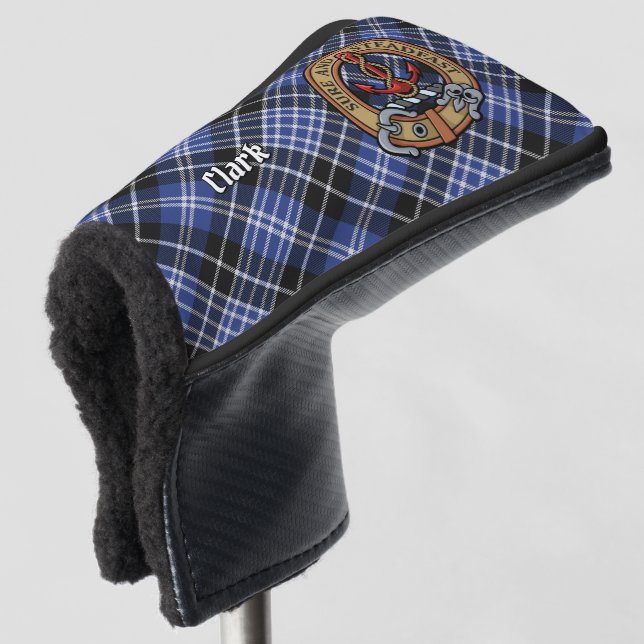 Clan Clark Wappen Golf Head Cover Golf Headcover (3/4 Vorderseite)