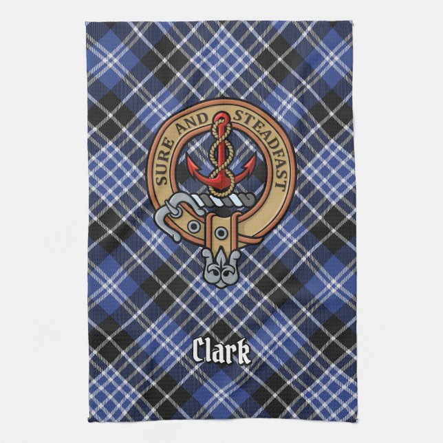 Clan Clark Wappen Küchentücher (Vertikal)