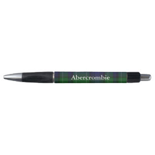 Clan classique Abercrombie Tartan Plaid Stylo pers