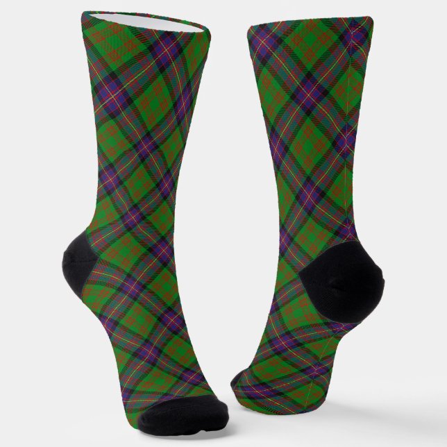 Clan Cochrane Tartan Socken (Gewinkelt)