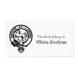 Clan Cochrane Wappen Personalisiertes Buch gehört