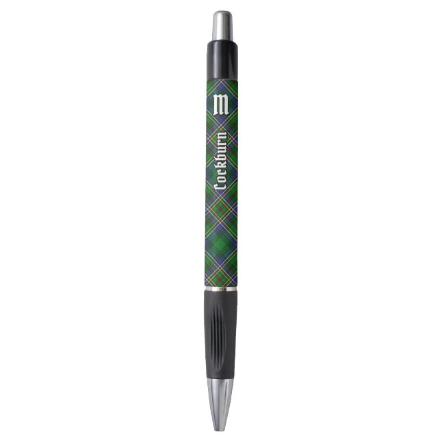 Clan Cockburn Tartan Kugelschreiber (Vorderseite Vertikal)