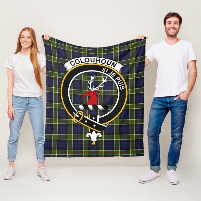 Clan Colquhoun Tartan Kariert Fleecedecke (Beispiel)