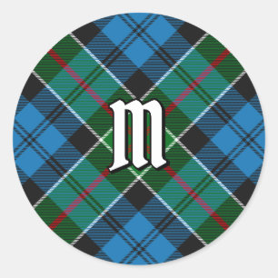 Clan Colquhoun Tartan Runder Aufkleber