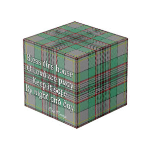 Clan Craig Tartan House Blessing Würfel