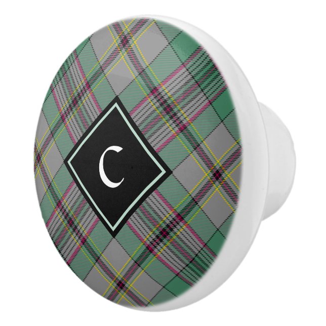 Clan Craig Tartan Keramik Knob Keramikknauf (Rechts)