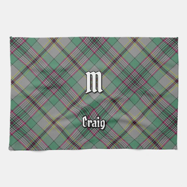 Clan Craig Tartan Küchentücher (Horizontal)