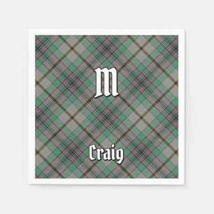 Clan Craig Tartan Napkins Serviette
