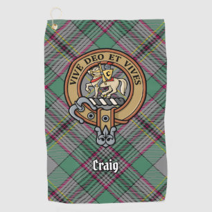 Clan Craig Wappen Golfhandtuch