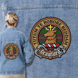Clan Crawford Crest sur Tartan