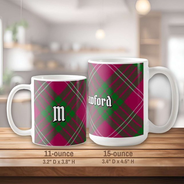 Clan Crawford Tartan Coffee Mug (Créateur téléchargé)