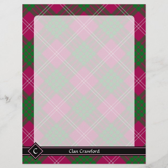 Clan Crawford Tartan Flyer (Vorne)