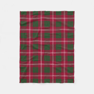 Clan Crawford Tartan Kariert Fleecedecke