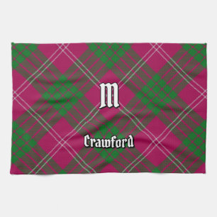 Clan Crawford Tartan Serviette de cuisine