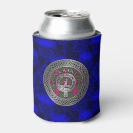 Clan Crawford Wappen & Tartan Knot Dosenkühler