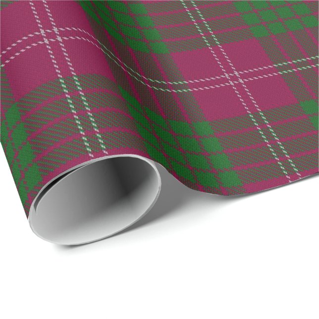 Clan-CrawfordScottishTartan Geschenkpapier (Rolleneckpunkt)