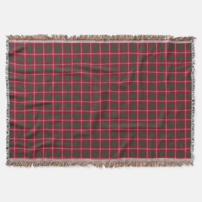 Clan-CrawfordTartan Decke (Vorderseite)