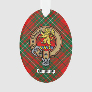 Clan Cumming Crest sur Tartan