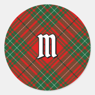 Clan Cumming Tartan Runder Aufkleber