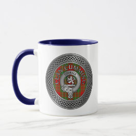 Clan Cumming Wappen & Tartan Tasse
