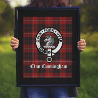 Clan Cunningham Abzeichen & Tartan