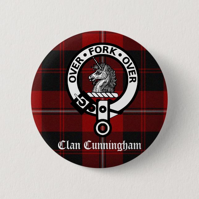 Clan Cunningham Badge & Tartan (Devant)