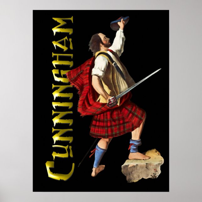 Clan Cunningham Scottish Highland Dream Poster (Vorne)