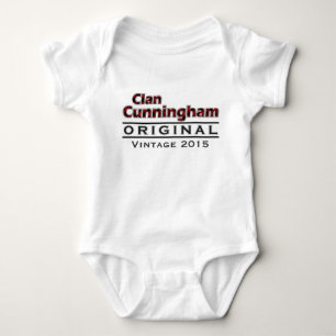Clan Cunningham Vintag anpassen Baby Strampler