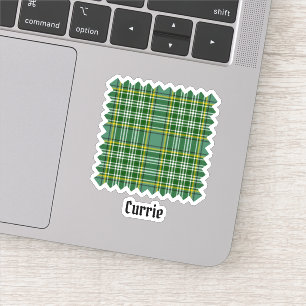 Clan Currie Tartan Aufkleber