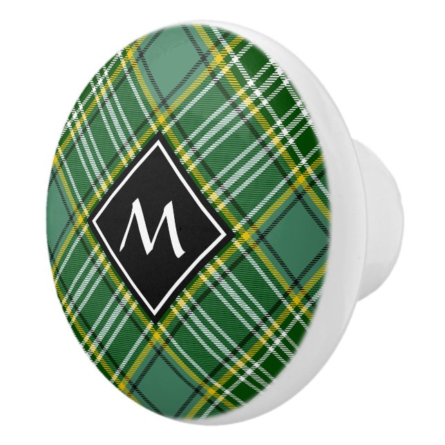 Clan Currie Tartan Keramikknauf (Rechts)