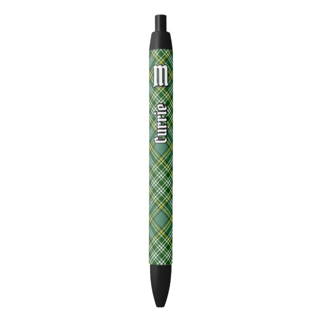 Clan Currie Tartan Kugelschreiber (Vorderseite Vertikal)
