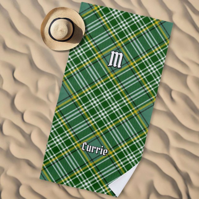 Clan Currie Tartan Strandtuch (Von Creator hochgeladen)